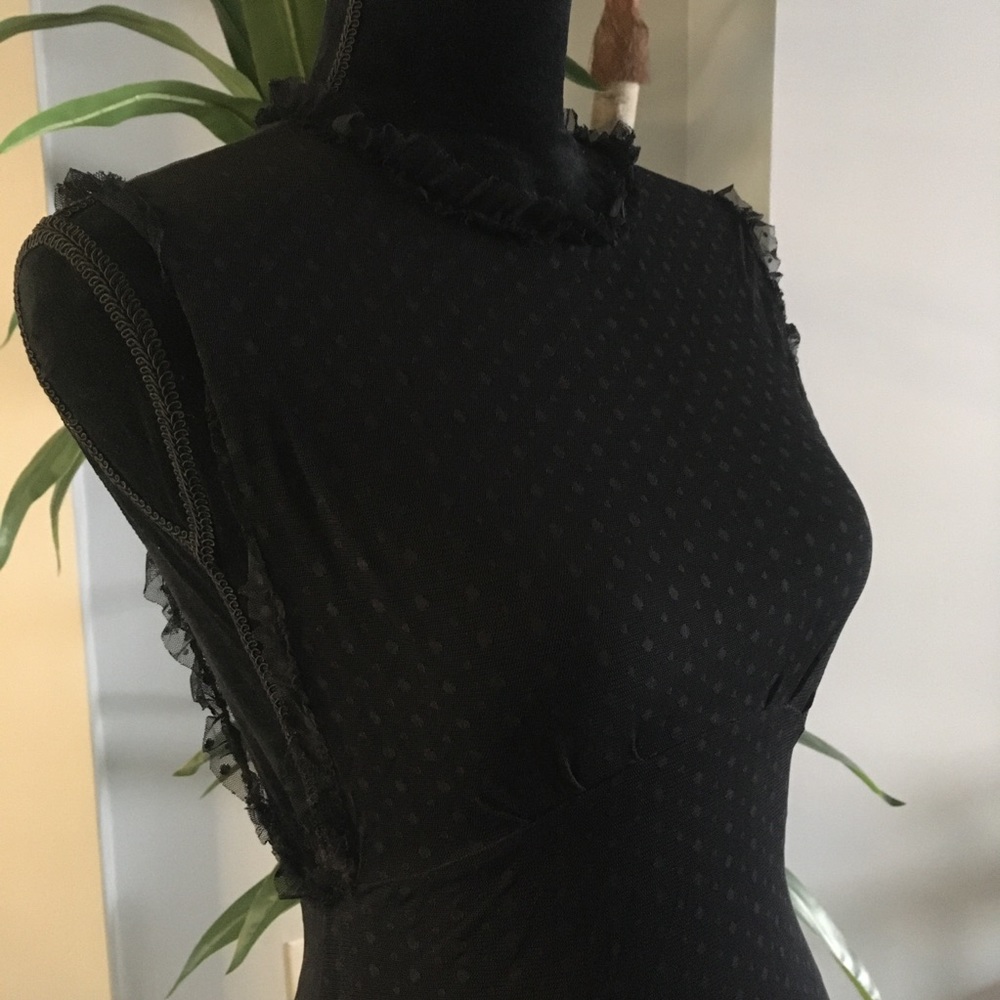 Sheer Polka Dot Blouse